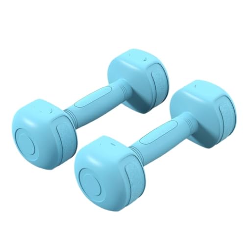 OZWYCY Dumbells EIN Paar Schlanke Arm-Fitnessgeräte for Herren Und Damen, Heimsport, Universelle Yoga-Hanteln, Damen-Fitnessgeräte Kurzhantel(BlueA,4KG) von OZWYCY