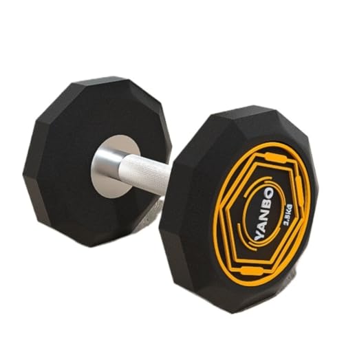 OZWYCY Dumbells Feste Hanteln Herren Fitness Home Gym Spezielle Kommerzielle Gummibeschichtete Hantel Set Fitnessgeräte Kurzhantel(15kg) von OZWYCY