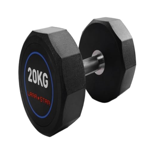 OZWYCY Dumbells Feste sechseckige Hantel for Herren aus reinem Stahl mit Gummibeschichtung, Kombinationsset, geruchsfreie Heimfitnessgeräte Kurzhantel(7.5kg) von OZWYCY