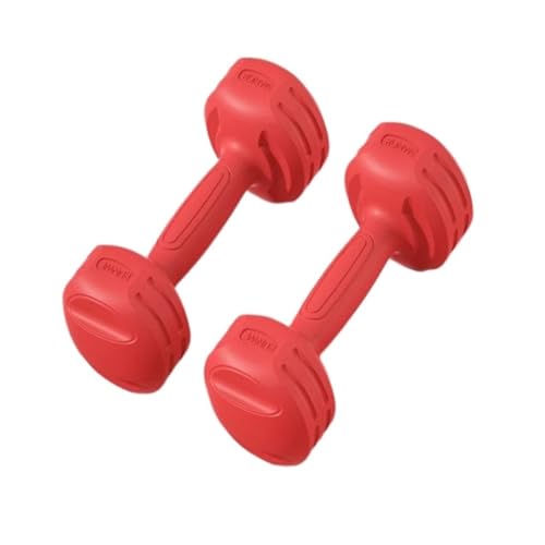 OZWYCY Dumbells Fitness-Hanteln for Männer Und Frauen, Heimübungs-Hanteln for Armmuskeltraining, Heim-Fitnessgeräte Kurzhantel(Red,2kg) von OZWYCY