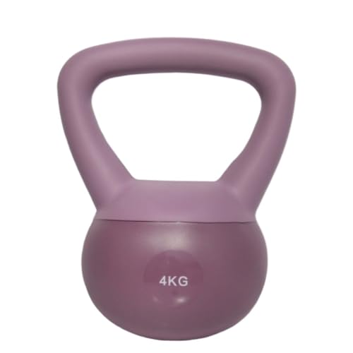 OZWYCY Dumbells Fitnessgeräte, Kniebeugen, Kettle-Lifts, Kurzhanteln, Po-Lift, Krafttraining, Kettles mit weichem Boden Kurzhantel(Purple,12kg) von OZWYCY