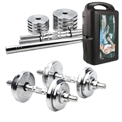 OZWYCY Dumbells Galvanisierte Hanteln Aus Reinem Stahl, EIN Paar Fitness-Trainingsgeräte for Männer, Variable Hanteln for Den Heimgebrauch Kurzhantel(15kgA) von OZWYCY