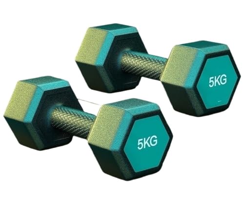 OZWYCY Dumbells Gummierte Hanteln for Damen Und Herren, Heimfitnessgerät for Armmuskeltraining, 5 Kg, 10/20 Kg Paar Kurzhantel(4kg) von OZWYCY