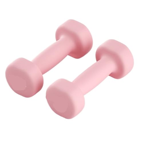 OZWYCY Dumbells Hantel Fitness Heimgeräte Kunststoff Getaucht Kleine Hantel Herren Arm Muskeltraining Reines Eisen Solide Set Kurzhantel(Pink,2kg) von OZWYCY