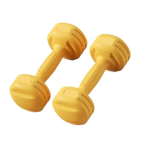 OZWYCY Dumbells Hantel Fitness Heimgeräte Yoga Frauen Kettlebell Arm Muskeltraining Gummi Herren Kleine Hantel Kurzhantel(Yellow,3kg) von OZWYCY