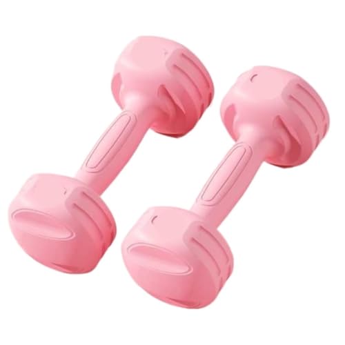 OZWYCY Dumbells Hantel Home Fitnessgeräte Kleine Hantel Yoga Frauen Kettlebell Langhantel Gummi Männer Training Jungen Kurzhantel(Pink,2kg) von OZWYCY