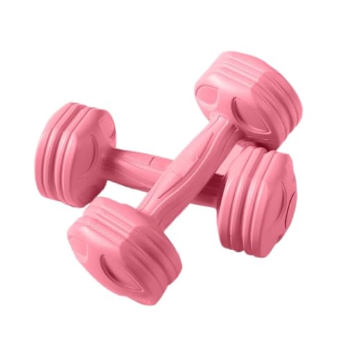 OZWYCY Dumbells Hanteln for Damen Und Herren, Fitness-Heimausrüstung, Yoga, Übung, Armmuskulatur, Kunststoffbeschichtete Hanteln, Aerobic Kurzhantel(Pink,10KG) von OZWYCY