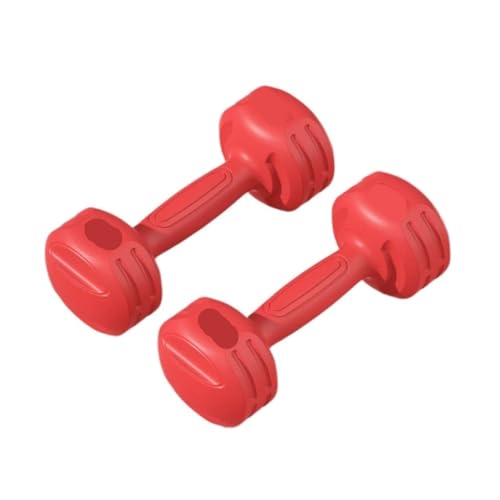 OZWYCY Dumbells Hanteln for Frauen, Fitness-Heimgeräte, Integriertes Armmuskeltraining, Gummibeschichtete Kleine Hanteln for Jungen Kurzhantel(Red,6KG) von OZWYCY