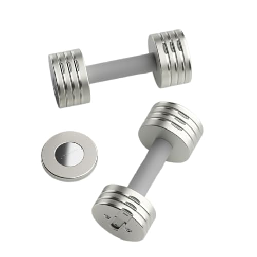 OZWYCY Dumbells Hanteln for Männer Und Frauen, Heimfitnessgeräte, Belastbare, Verstellbare Und Abnehmbare Kleine Hanteln Kurzhantel(Gray) von OZWYCY