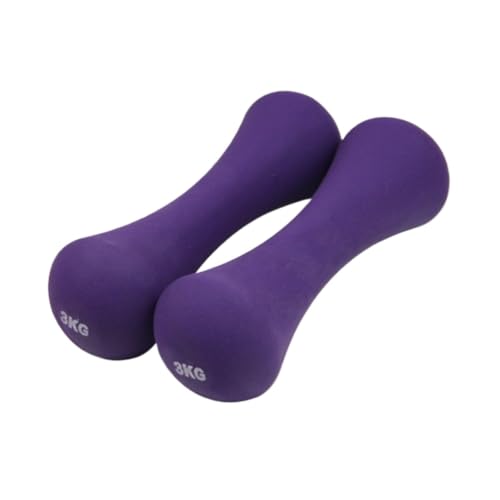 OZWYCY Dumbells Heimfitnessgeräte Knochenhanteln for Frauen Sprungübungen Schlankheitsarme Yoga Fitnesshanteln Kurzhantel(Purple,1.5kg) von OZWYCY