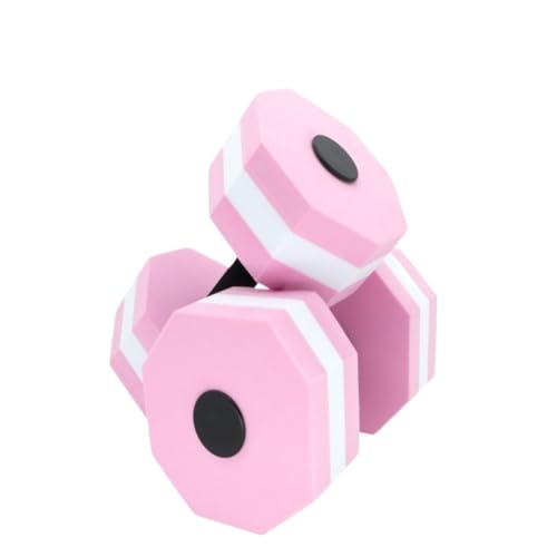 OZWYCY Dumbells Herren-Fitnessgeräte, Sporthanteln, Damen-Heim-Yoga-Zubehör, Schwimmen, Schwimmende Eva-Wasserhanteln Kurzhantel(Pink) von OZWYCY