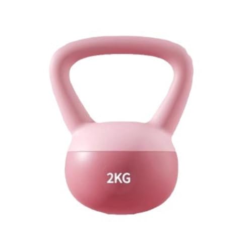 OZWYCY Dumbells Kettle Hantel Kniebeugen Krafttraining Hip Lift Herren Sport Fitnessgeräte Soft Bottom Kettle Bell Kurzhantel(Pink,5KG) von OZWYCY