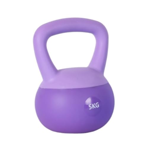 OZWYCY Dumbells Kettlebell Fitness Heimtraining Hantel Hüfttraining Hüftformung Krafttraining Fitnessgeräte Kurzhantel(Purple,8kg) von OZWYCY