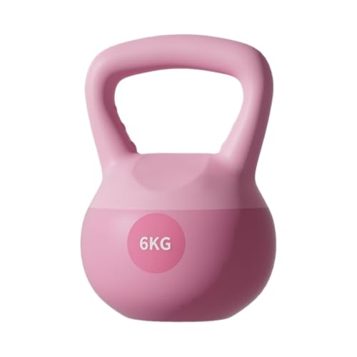 OZWYCY Dumbells Kettlebell Mit Weicher Unterseite, Fitness, Schlanke Armtraining, Gesäßausrüstung, Kettlebell, Hantel, Gesäß, Kettlebell Kurzhantel(Pink,5kg) von OZWYCY