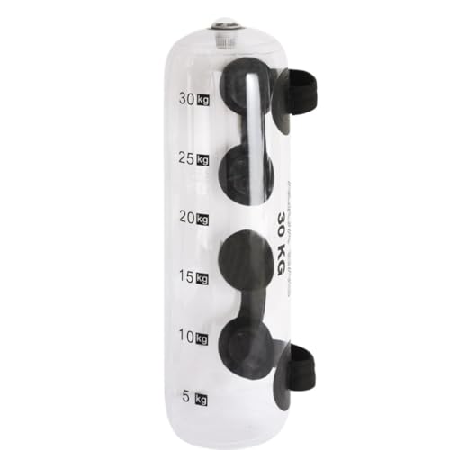 OZWYCY Dumbells Mit Wasser Gefüllter Fitness-Wasserbeutel, Transparente Hantel, Tragbare Hantel for Kniebeugenübungen, Einstellbares Gewicht Kurzhantel(5kg) von OZWYCY