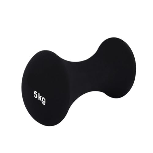 OZWYCY Dumbells Olympische, Kunststoffbeschichtete Knochenhanteln for Mädchen, Kleine Asiatische Glocken, Heimfitness, Armtrainingsgeräte for Männer Kurzhantel(Black,2kg) von OZWYCY