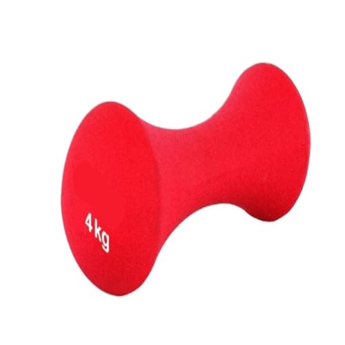 OZWYCY Dumbells Olympische, Kunststoffbeschichtete Knochenhanteln for Mädchen, Kleine Asiatische Glocken, Heimfitness, Armtrainingsgeräte for Männer Kurzhantel(Red,2kg) von OZWYCY