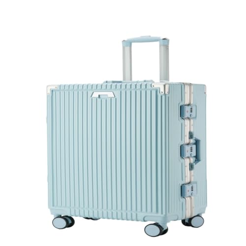 OZWYCY Rollkoffer 20-Zoll-Trolley-Koffer for Männer Und Frauen, 24-Zoll-Geschenk-Trolley-Koffer, Business-Boarding-Koffer Reisekoffer(Blue,26in) von OZWYCY