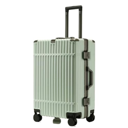 OZWYCY Rollkoffer Gepäck 28-Zoll-Universalrad-Trolley-Koffer, Herren- Und Damenkoffer, Passwort-Schnallenschloss-Koffer Reisekoffer(Green,28in) von OZWYCY