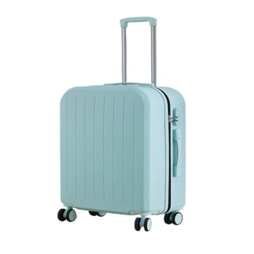 OZWYCY Rollkoffer Gepäck Damen Klein Leicht 20 Zoll Student Ins Neue Passwortbox 26 Gepäck Trolley Box Trend 24 Reisekoffer(Blue,20in) von OZWYCY