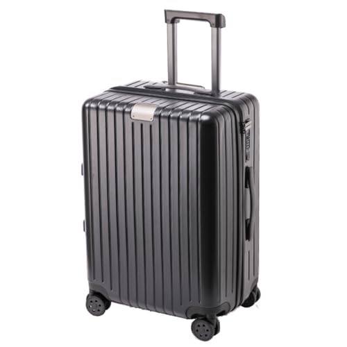 OZWYCY Rollkoffer Gepäckaufgabekoffer, Trolley-Koffer for Herren und Damen, Mehrzweckkoffer mit Lenkrollen Reisekoffer(Black) von OZWYCY