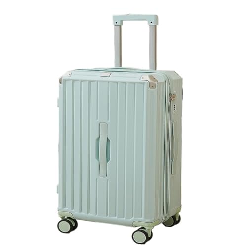 OZWYCY Rollkoffer Koffer Passwort Box Koffer Herren Und Damen Ins Trend Trolley Case Herren Universal Wheel Zipper Case Reisekoffer(Blue,24) von OZWYCY