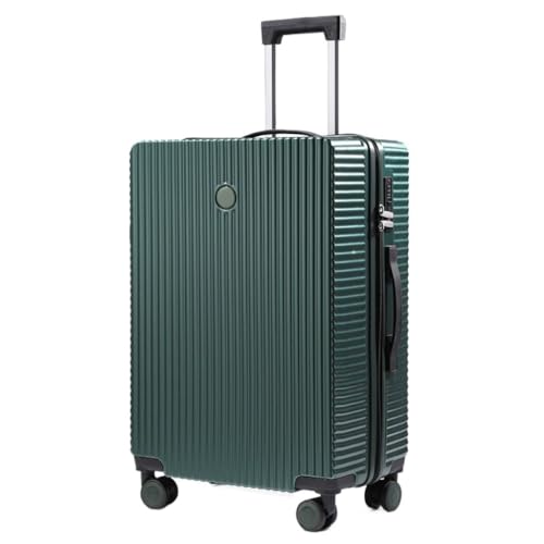 OZWYCY Rollkoffer Neuer Koffer, Kleiner Leichter Trolley-Koffer for Männer Und Frauen, Koffer-Passwort-Box 20 Zoll 24 Zoll Reisekoffer(Green,24in) von OZWYCY