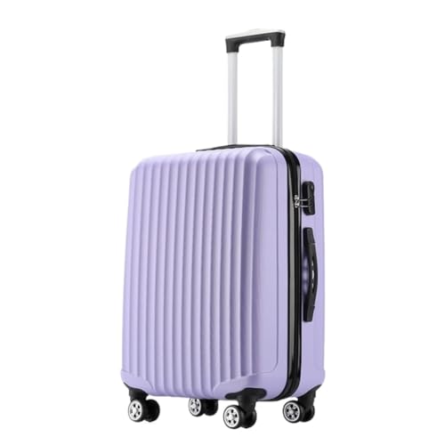 OZWYCY Rollkoffer Robuster Und Langlebiger Gepäck-Trolley, Unisex Spring Festival Air Boarding Case, Modische Lenkrolle Reisekoffer(Purple,30in) von OZWYCY