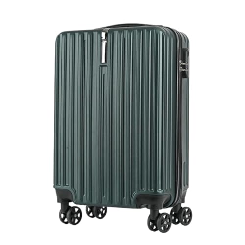 OZWYCY Rollkoffer Trolley-Koffer 20 Zoll for Damen und Herren, Universalräder, wasserabweisender Koffer, Passwort-Koffer Reisekoffer(Green) von OZWYCY