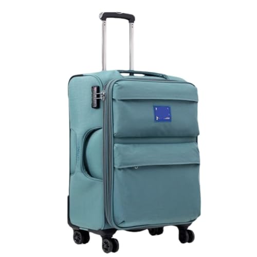 OZWYCY Rollkoffer Ultraleichter Oxford-Stoffkoffer, Universal-Rollentrolley, Boarding-Koffer, Canvas-Passwortkoffer Reisekoffer(A,22IN) von OZWYCY