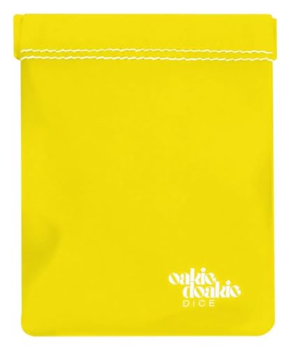 Oakie Doakie Dice Unisex – Erwachsene Würfelbeutel klein Aufbewahrungstasche, Gelb, 95 x 115 mm Oakie Doakie Dice Unisex – Erwachsene Würfelbeutel klein Aufbewahrungstasche, Gelb, 95 x 115 mm von Oakie Doakie Dice