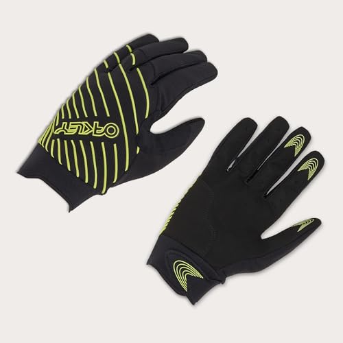 Oakley Drop in Mountainbike-Handschuh 2.0 für Herren, Schwarz/Hellgrün, Größe XXL, Schwarz, XX-Large von Oakley