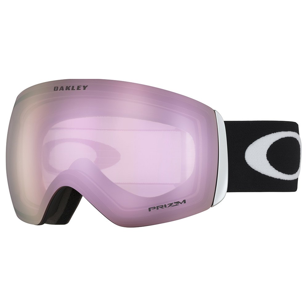 Oakley Flight Deck Prizm Ski Goggles Weiß,Schwarz Prizm Hi Pink Iridium/CAT3 von Oakley