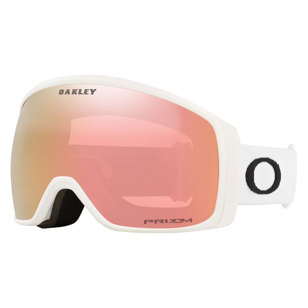 Oakley Flight Tracker M Prizm Ski Goggles Weiß Prizm Rose Gold/CAT3 von Oakley