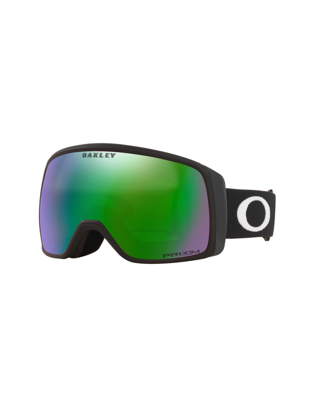 Oakley Flight Tracker XS Snow Goggles Prizm Snow Jade Iridium Skibrillenvariante - Einheitsgröße Erwachsene, Skibrillenfarbe - Schwarz, Skibrillengröße - Einheitsgröße, von Oakley