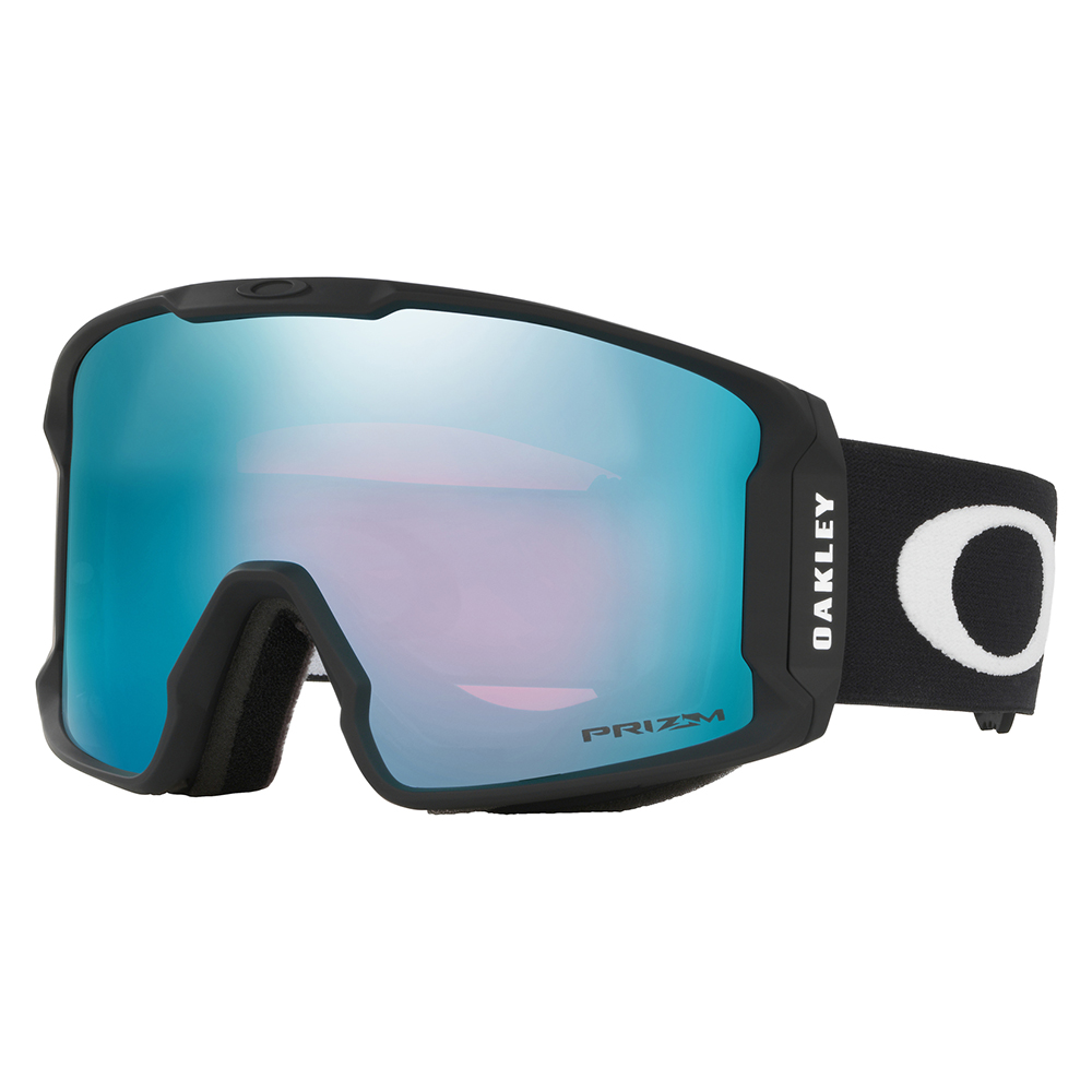 Oakley Line Miner Prizm Ski Goggles Schwarz Prizm Sapphire Iridium/CAT2 von Oakley