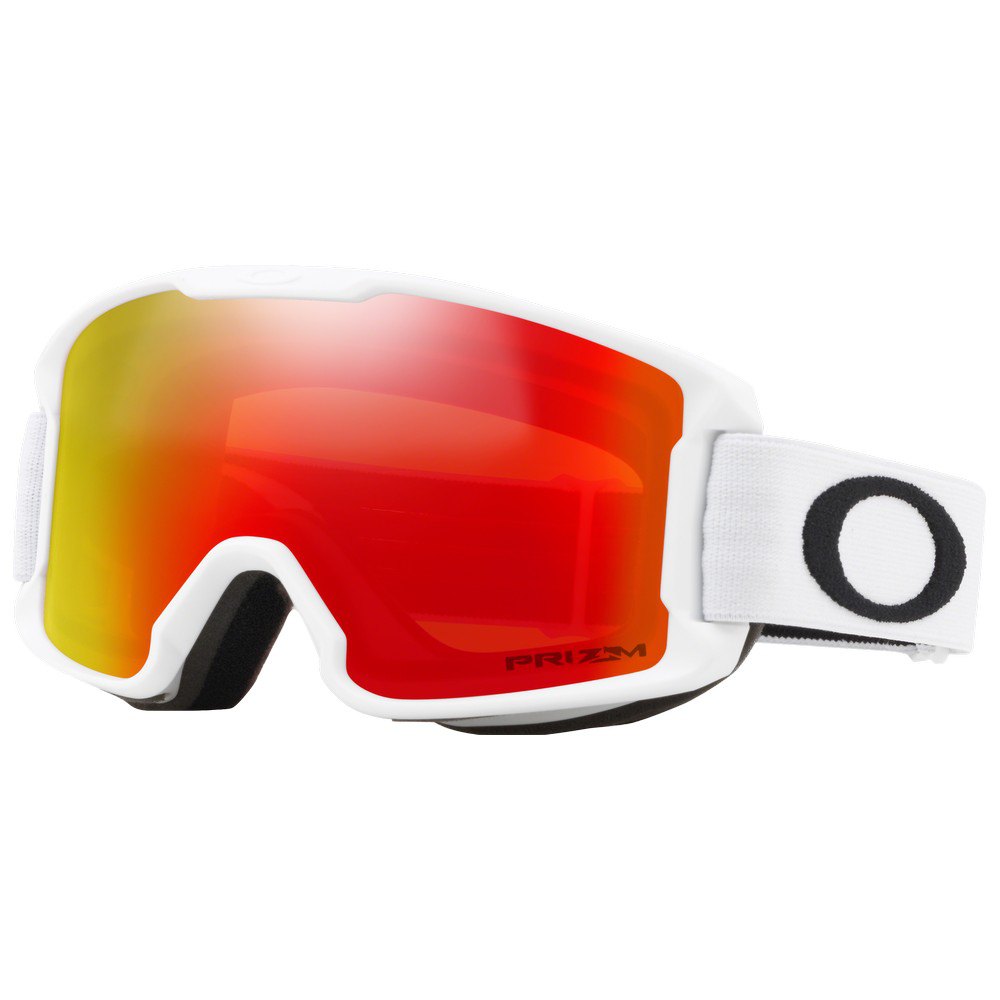 Oakley Line Miner Prizm Snow Ski Goggles Junior Weiß Prizm Snow Torch Iridium/CAT 3 von Oakley