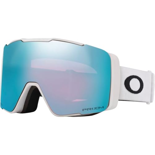 Oakley Unisex Line Miner Pro L Skibrille, matte white-sapphire iced, OneSize Oakley Unisex Line Miner Pro L Skibrille, matte white-sapphire iced, OneSize von Oakley