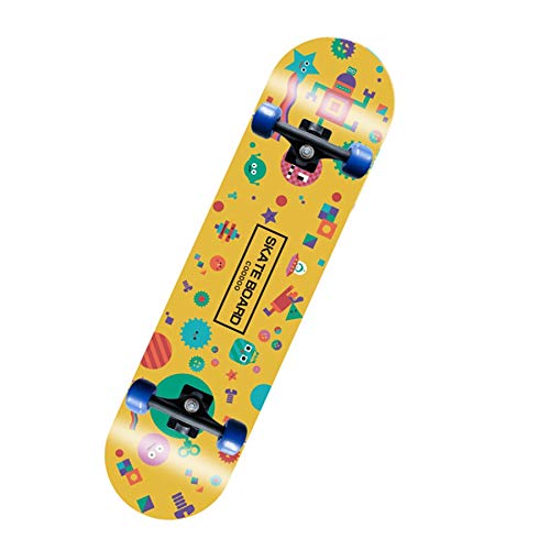 Obahdirry Vierrad-Skateboard Double Rocker Highway Brush Street Board Holzbrett Erwachsene Skateboard Roller Roboter Muster Obahdirry Vierrad-Skateboard Double Rocker Highway Brush Street Board Holzbrett Erwachsene Skateboard Roller Roboter Muster von Obahdirry