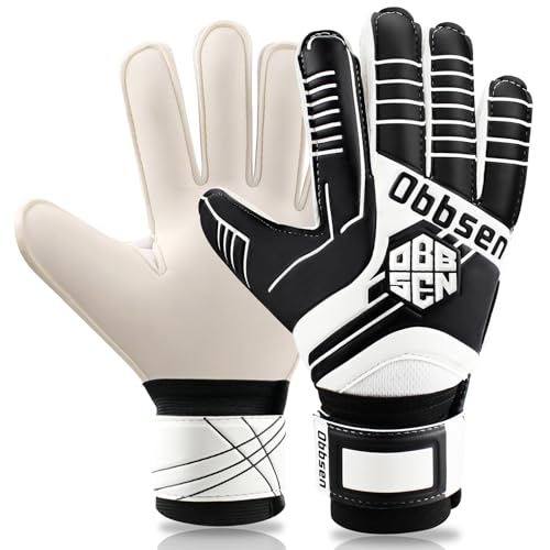 Obbsen Kinder Torwarthandschuhe, Fußball Torwarthandschuhe mit Fingersave, Fußballhandschuhe für Kinder und Jugendliche Obbsen Kinder Torwarthandschuhe, Fußball Torwarthandschuhe mit Fingersave, Fußballhandschuhe für Kinder und Jugendliche von Obbsen