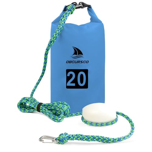 Obcursco 20L Jetski Anker Kit PWC Anker 2 in 1 Sandsack Anker für Float mit verstellbarer Boje, PWC Sandsack Anker für Jetski, Kajak, Seadoo, Paddle Board, Waverunner, Wasserfahrzeug und Schwimmmatte Obcursco 20L Jetski Anker Kit PWC Anker 2 in 1 Sandsack Anker für Float mit verstellbarer Boje, PWC Sandsack Anker für Jetski, Kajak, Seadoo, Paddle Board, Waverunner, Wasserfahrzeug und Schwimmmatte von Obcursco