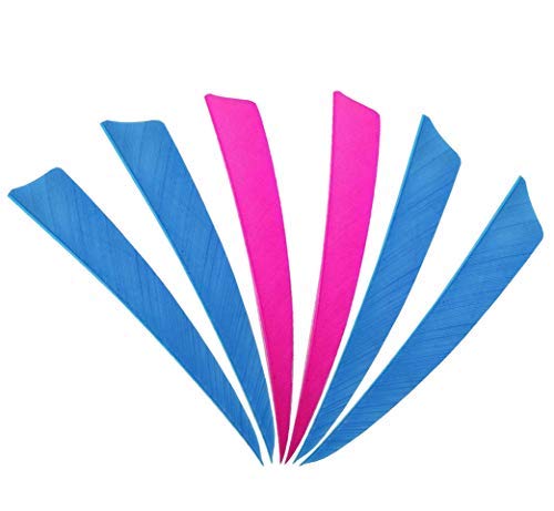 Obert 60 Stück 4 Zoll Naturfedern Pfeilfedern Rechte Flügel Bogenschießen Befiederung Bogensport Zubehör Blau Rosa Obert 60 Stück 4 Zoll Naturfedern Pfeilfedern Rechte Flügel Bogenschießen Befiederung Bogensport Zubehör Blau Rosa von Obert