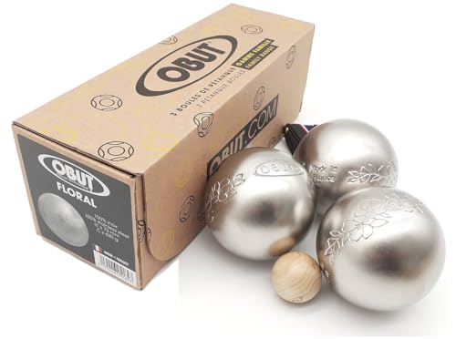 FLORAL Obut Loisir INOX - Klassische Petanque Boule Kugel aus Frankreich FLORAL Obut Loisir INOX - Klassische Petanque Boule Kugel aus Frankreich von Obut