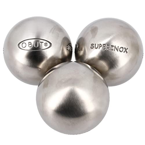 Obut - Superinox 72 mm 0 – Boccia-Kugeln – Grau – Größe 710 g Obut - Superinox 72 mm 0 – Boccia-Kugeln – Grau – Größe 710 g von Obut