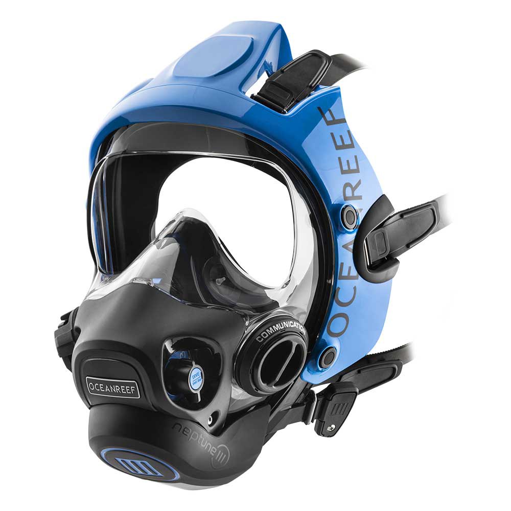Ocean Reef Neptune Iii Facial Mask Blau M-L von Ocean Reef