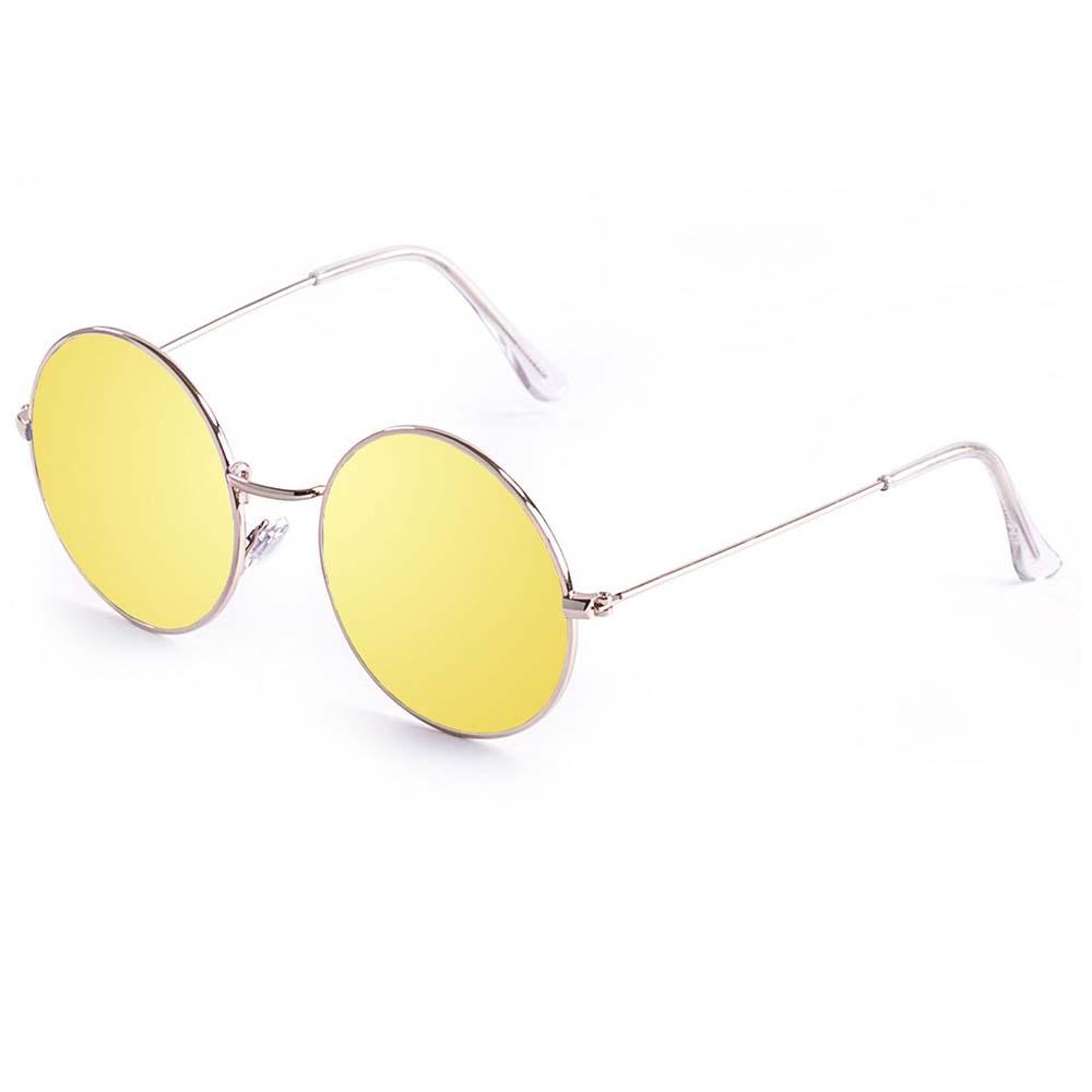 Ocean Sunglasses Circle Sunglasses Gelb Gold Revo Flat/CAT3 Mann von Ocean Sunglasses