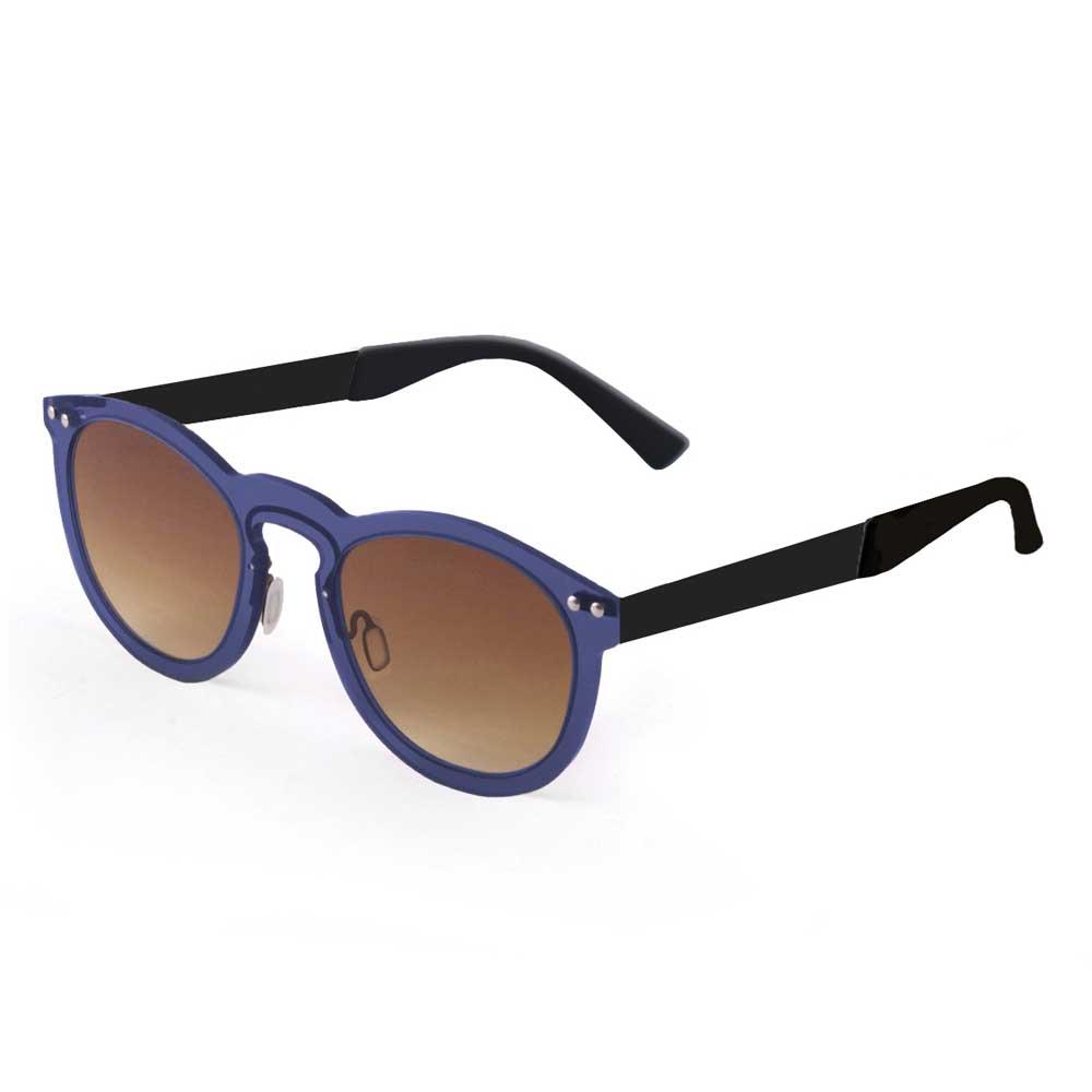 Ocean Sunglasses Ibiza Polarized Sunglasses Blau Transparent Dark Blue / Metal Black Temple/CAT2 Mann von Ocean Sunglasses