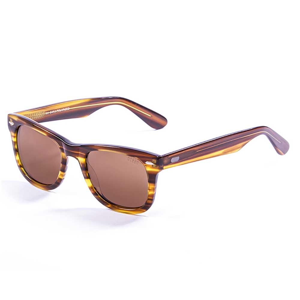 Ocean Sunglasses Lowers Polarized Sunglasses Braun Frame Light Brown / Brown/CAT3 Mann von Ocean Sunglasses