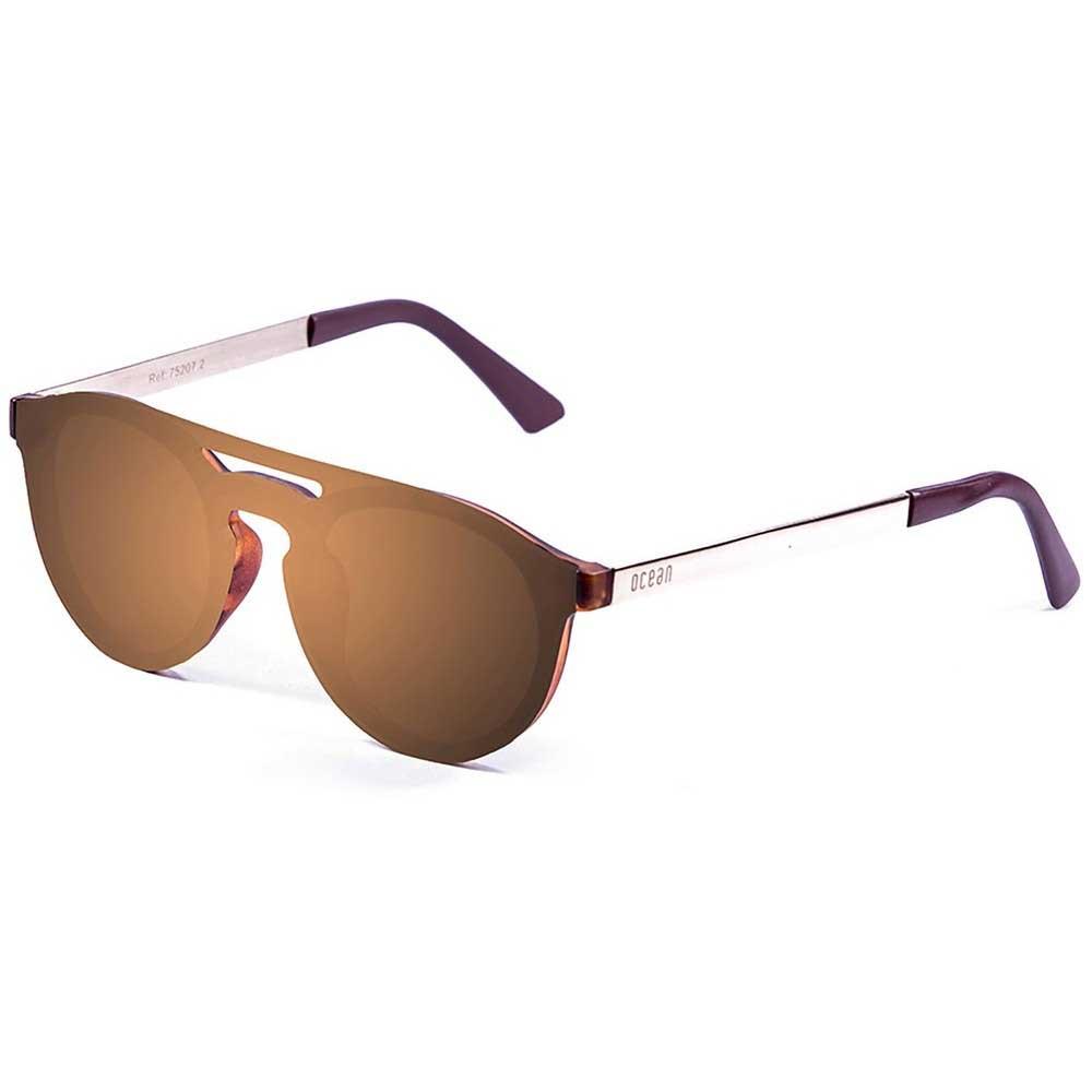 Ocean Sunglasses San Marino Polarized Sunglasses Braun Brown Flat/CAT3 Mann von Ocean Sunglasses