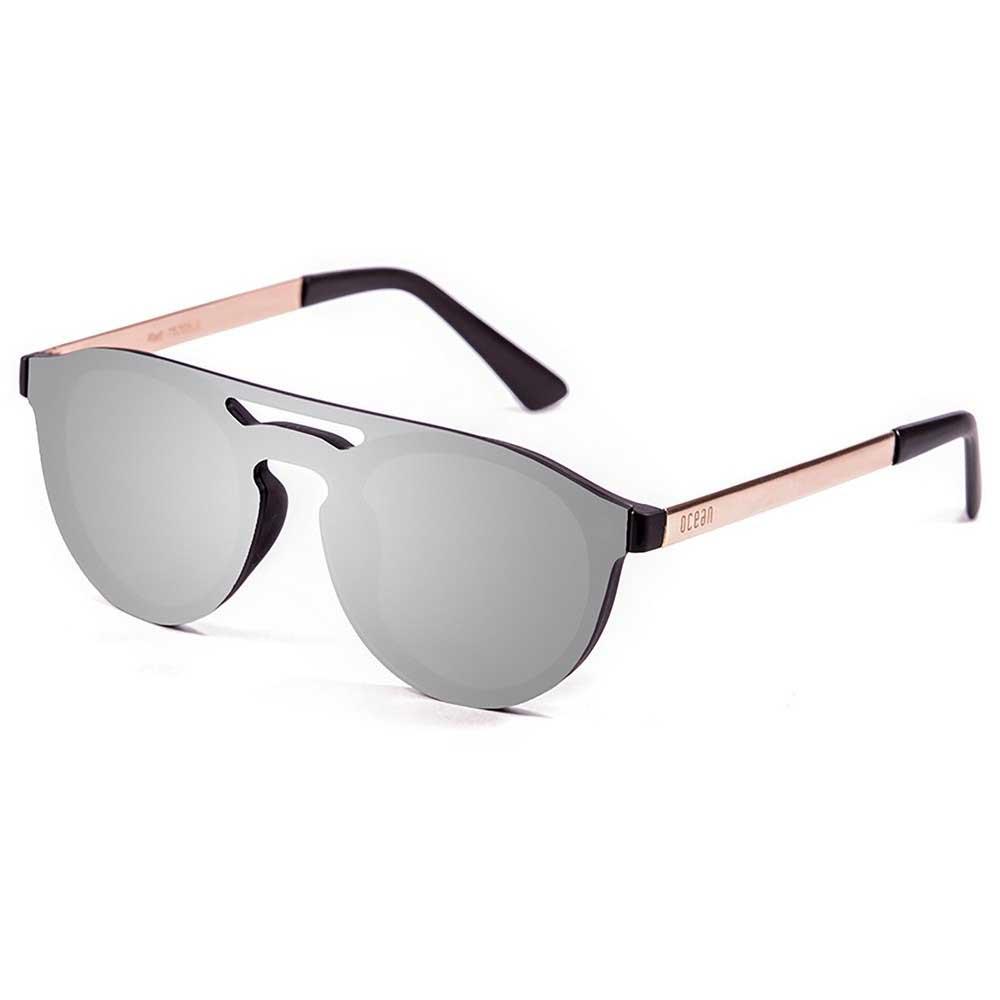 Ocean Sunglasses San Marino Polarized Sunglasses Silber Silver Mirrow Flat/CAT3 Mann von Ocean Sunglasses